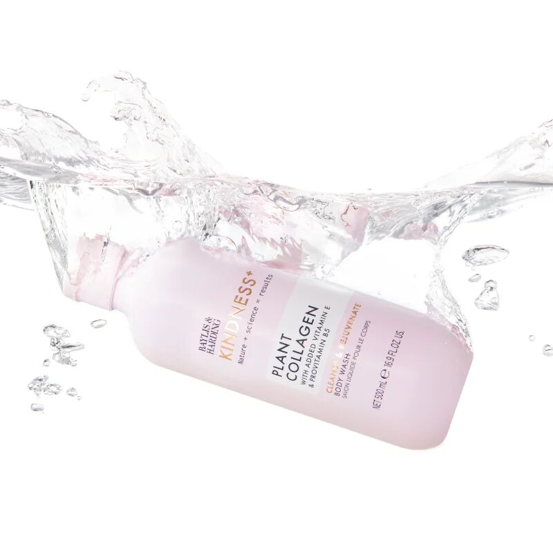 Baylis & Harding Kindness+ Plant Collagen revitalizáló tusfürdő gél illatok Coconut Milk & Rose Water 500 ml