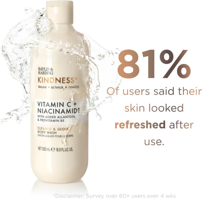 Baylis & Harding Kindness+ Vitamin C tusfürdő gél illatok Orange & Mango 500 ml