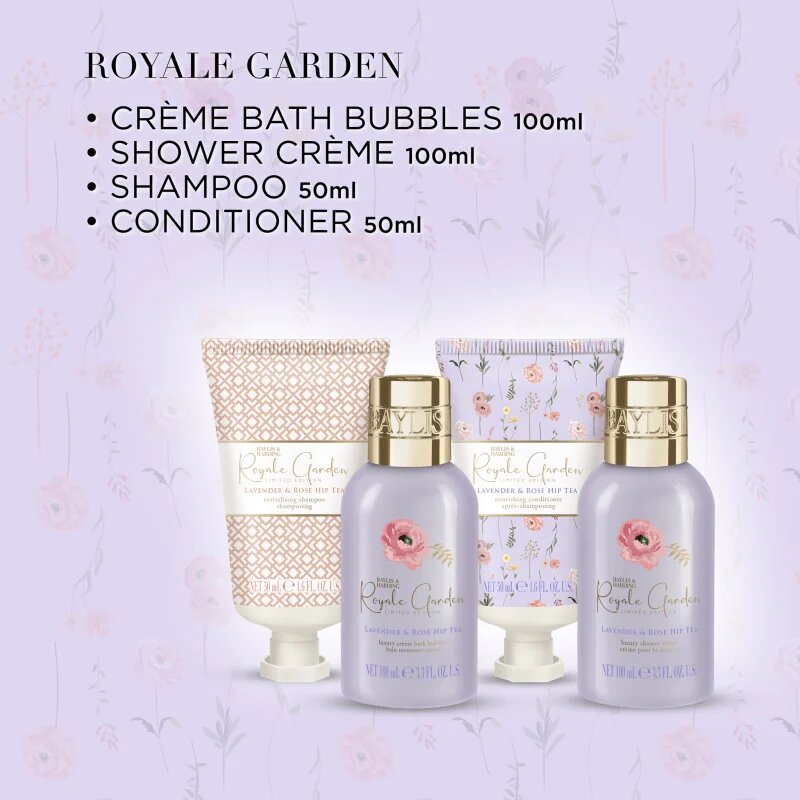 Baylis & Harding Royale Garden Lavender & Rose Hip Tea ajándékszett testre és hajra