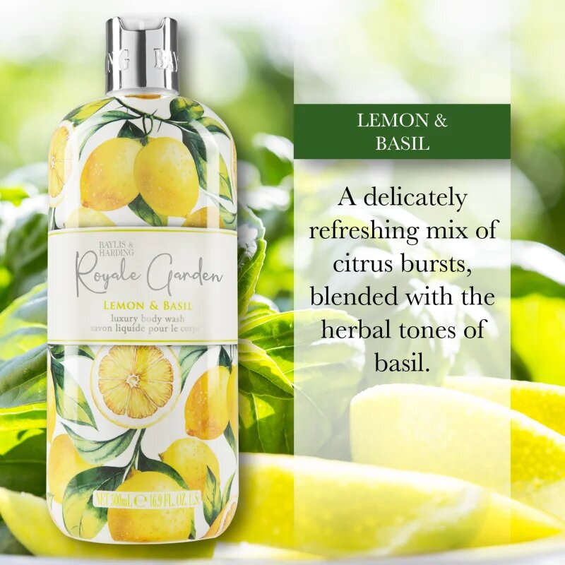 Baylis & Harding Royale Garden Lemon & Basil folyékony szappan 500 ml