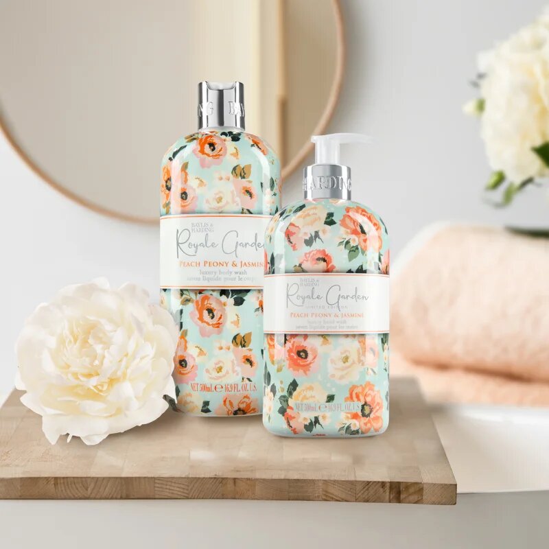 Baylis & Harding Royale Garden Peach Peony & Jasmine folyékony szappan 500 ml
