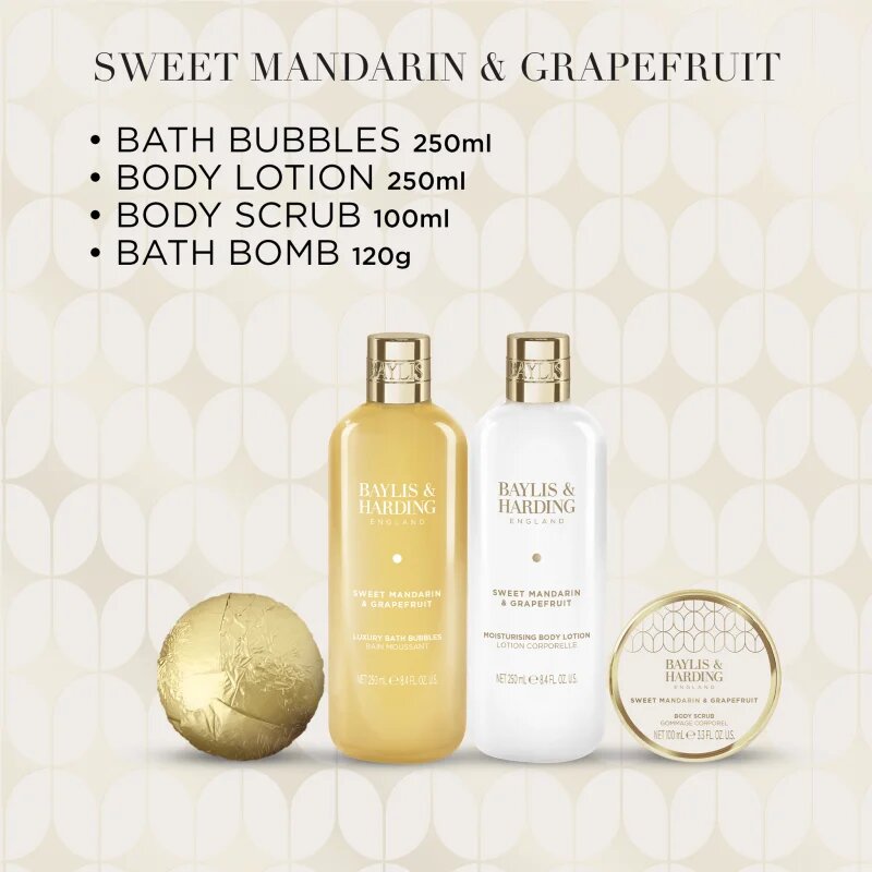 Baylis & Harding Sweet Mandarin & Grapefruit ajándékszett fürdőbe