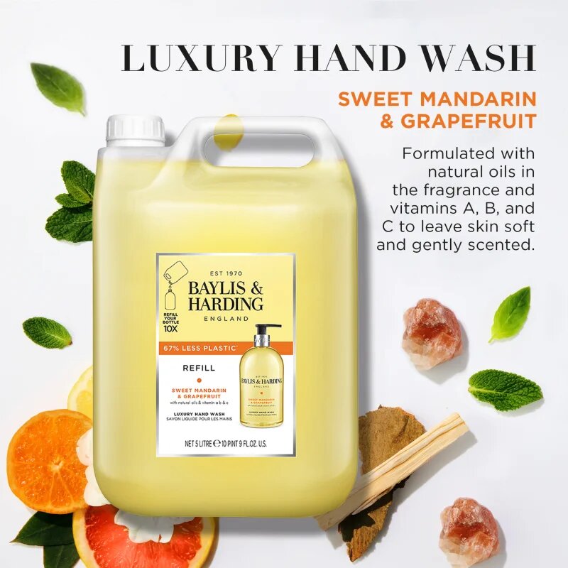 Baylis & Harding Sweet Mandarin & Grapefruit folyékony szappan utántöltő 5000 ml