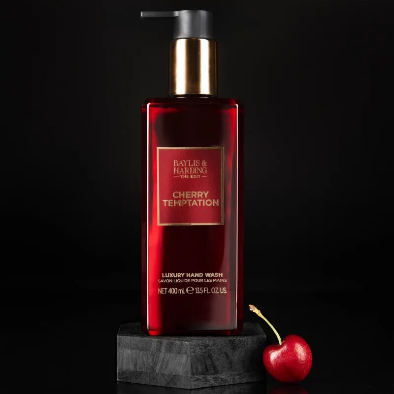 Baylis & Harding The Edit Cherry Temptation fényűző folyékony szappan Cherry Jasmine & Sandalwood 400 ml
