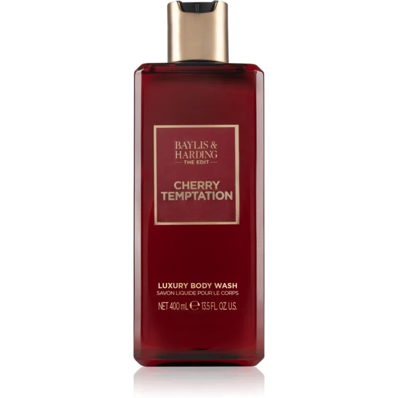 Baylis & Harding The Edit Cherry Temptation fényűző tusfürdő gél Cherry Jasmine & Sandalwood 400 ml