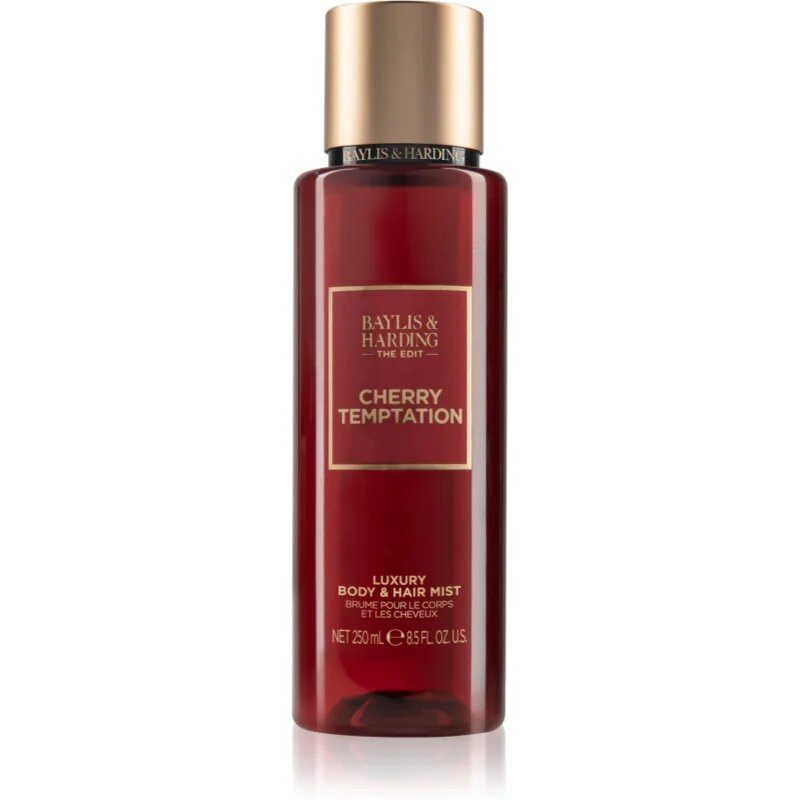 Baylis & Harding The Edit Cherry Temptation parfümözött spray a testre hölgyeknek Cherry Jasmin & Sandalwood 250 ml