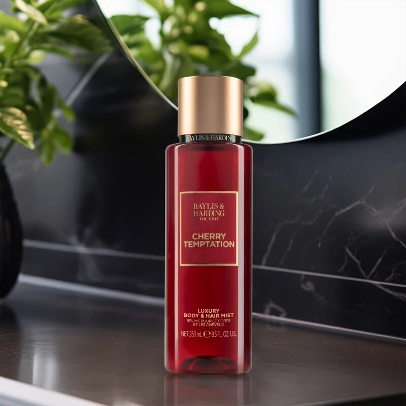 Baylis & Harding The Edit Cherry Temptation parfümözött spray a testre hölgyeknek Cherry Jasmin & Sandalwood 250 ml