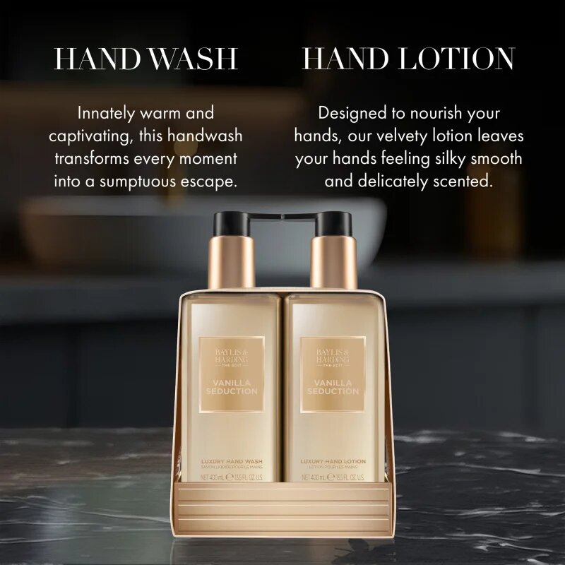 Baylis & Harding The Edit Vanilla Seduction ajándékszett kézre