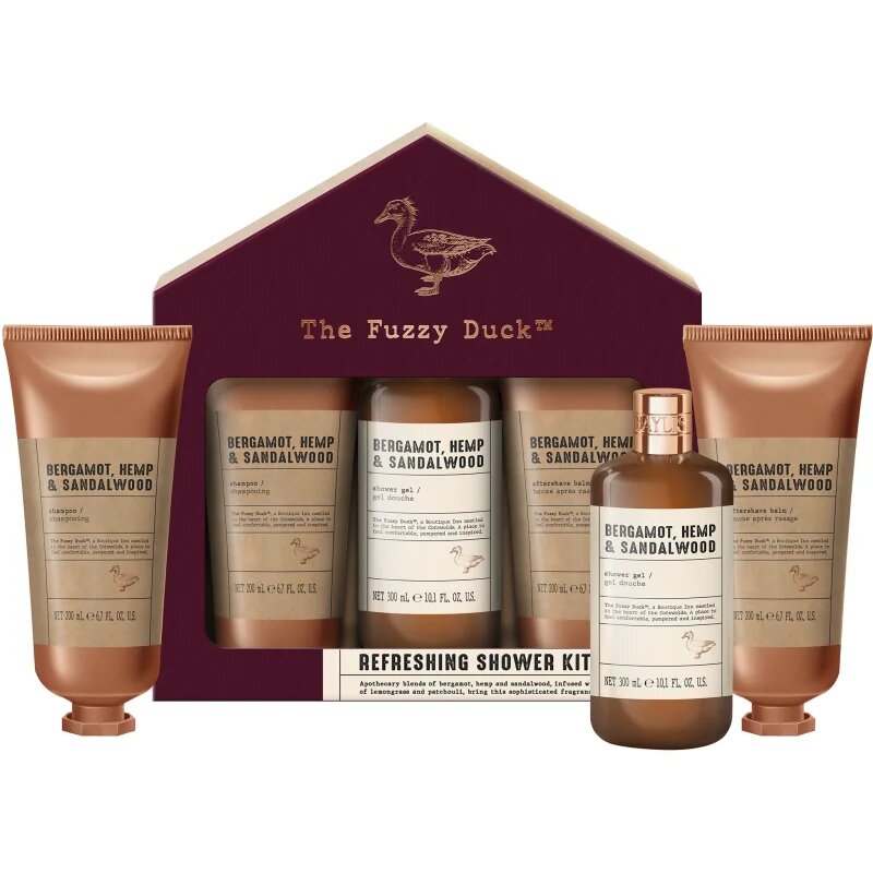 Baylis & Harding The Fuzzy Duck Bergamot Hemp & Sandalwood ajándékszett uraknak