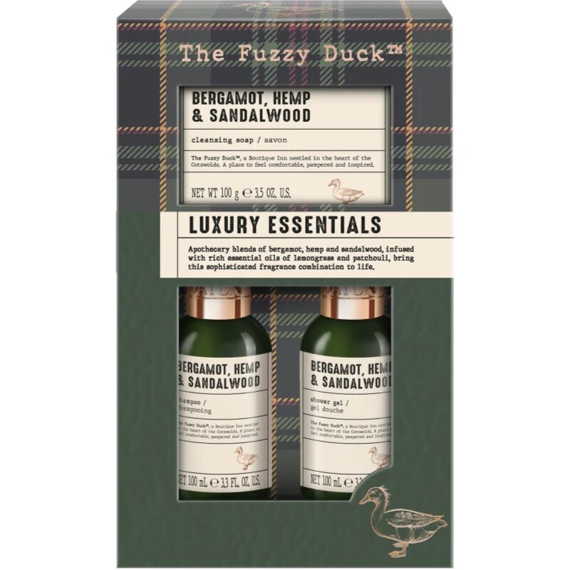 Baylis & Harding The Fuzzy Duck Bergamot Hemp & Sandalwood ajándékszett uraknak