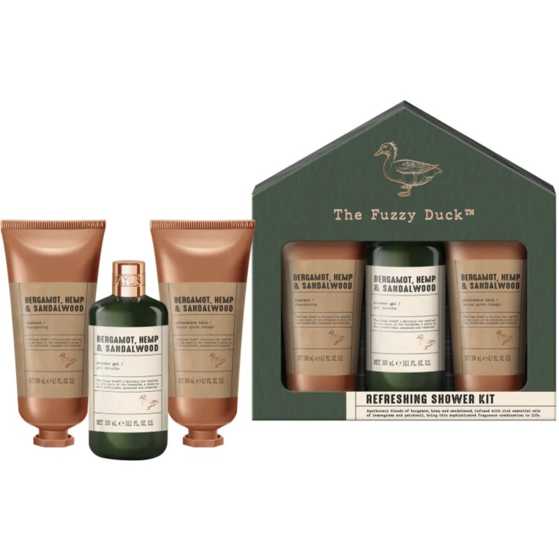 Baylis & Harding The Fuzzy Duck Bergamot Hemp & Sandalwood ajándékszett uraknak