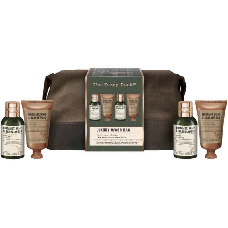 Baylis & Harding The Fuzzy Duck Bergamot Hemp & Sandalwood ajándékszett utazásra