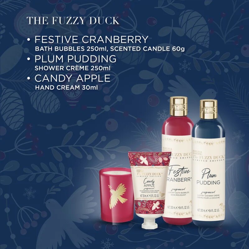 Baylis & Harding The Fuzzy Duck Winter Wonderland ajándékszett kádba való