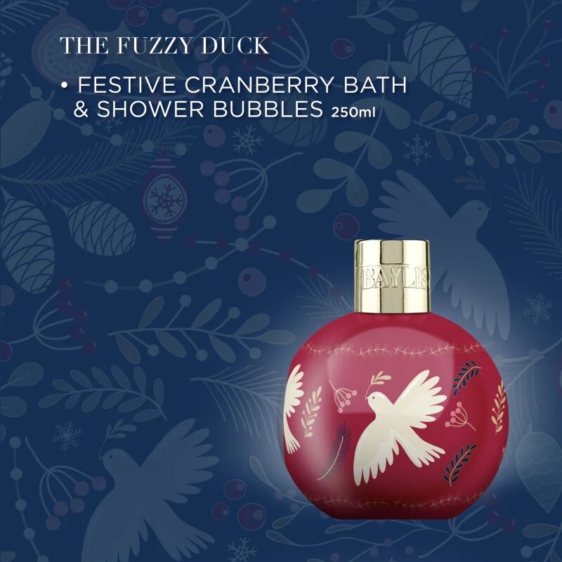 Baylis & Harding The Fuzzy Duck Winter Wonderland habfürdő ajándék kiadás illatok Cranberry 250 ml