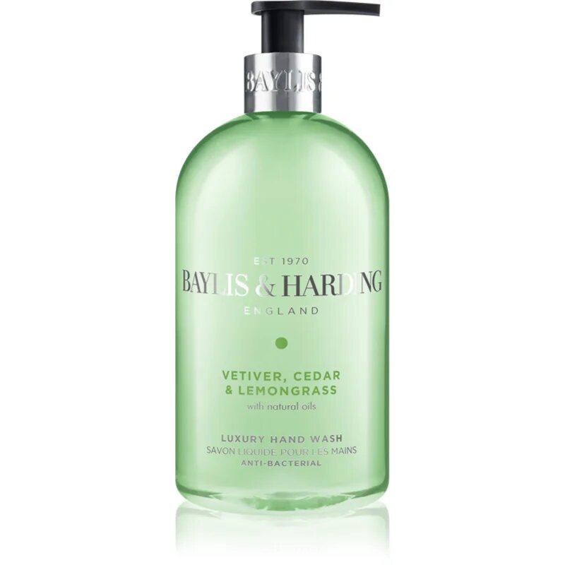 Baylis & Harding Vetiver Cedar & Lemongrass Anti-Bacterial folyékony szappan 500 ml