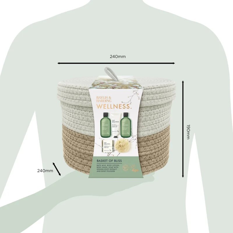 Baylis & Harding Wellness. Energise ajándékszett Ginger Lime & Basil Leaf