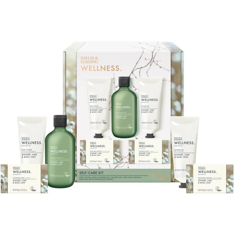 Baylis & Harding Wellness. Energise ajándékszett Ginger Lime & Basil Leaf