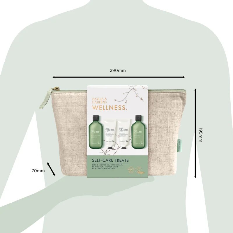 Baylis & Harding Wellness. Energise ajándékszett testre Ginger Lime & Basil Leaf
