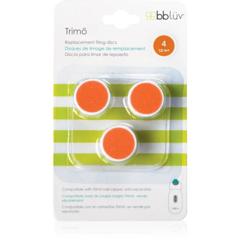BBLÜV Trimö csere toldalék gyermek-körömreszelőhöz 12m+ 3 db
