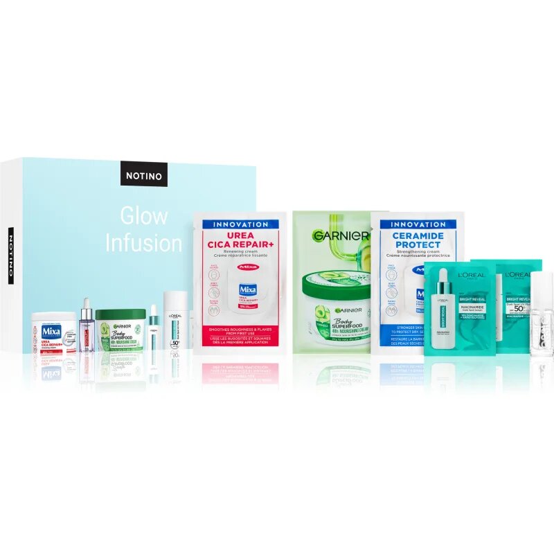 Beauty Discovery Box Notino Glow Infusion szett hölgyeknek