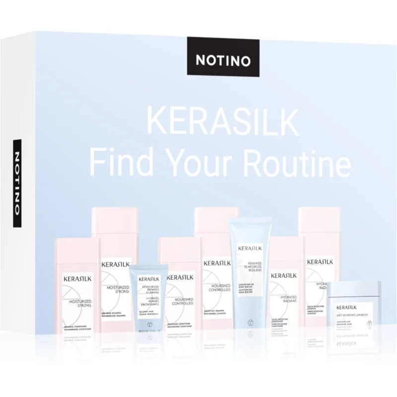 Beauty Discovery Box Notino KERASILK Find Your Routine szett hölgyeknek