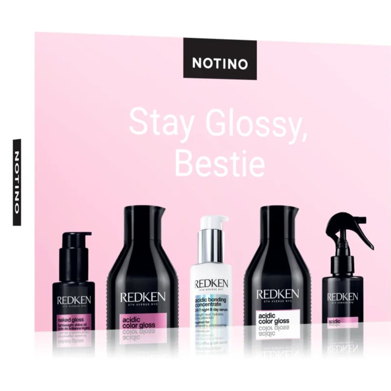 Beauty Discovery Box Notino Stay Glossy Bestie (Redken) szett minden hajtípusra