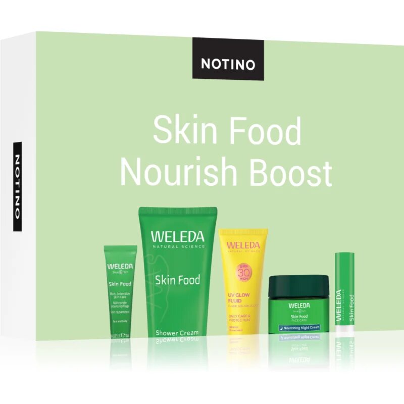 Beauty Discovery Box Notino XL – Skin Food Nourish Boost (Weleda) szett hölgyeknek