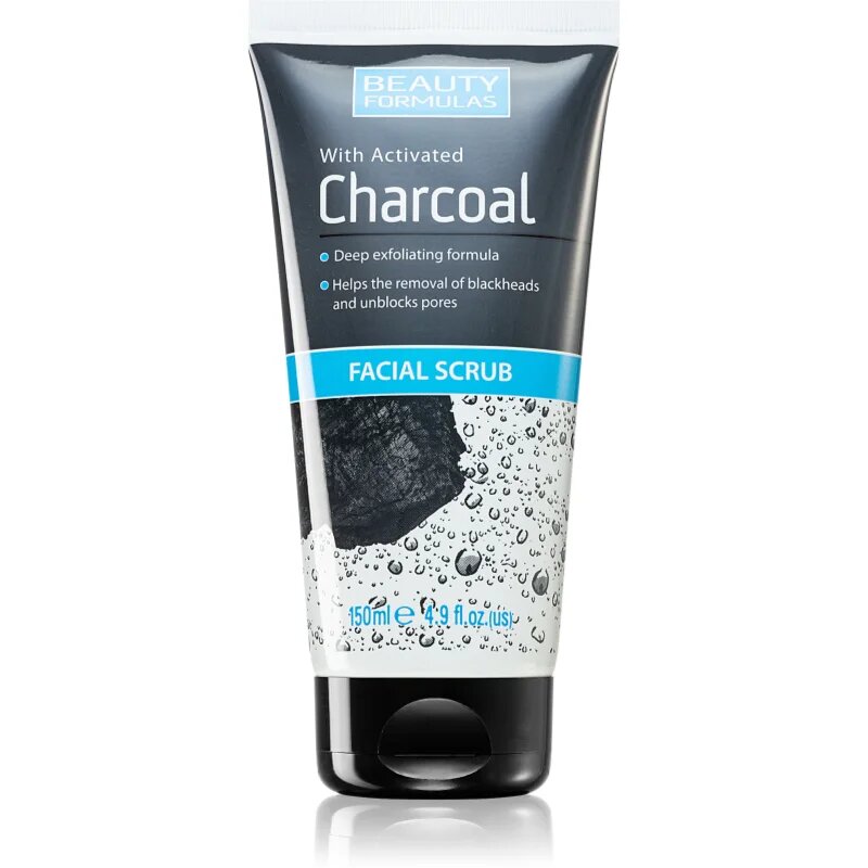 Beauty Formulas Charcoal arcpeeling aktív szénnel 150 ml