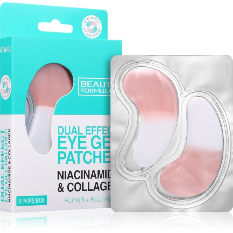 Beauty Formulas Eye Gel Patches feszesítő géles párnácskák a szemek alá 6 db