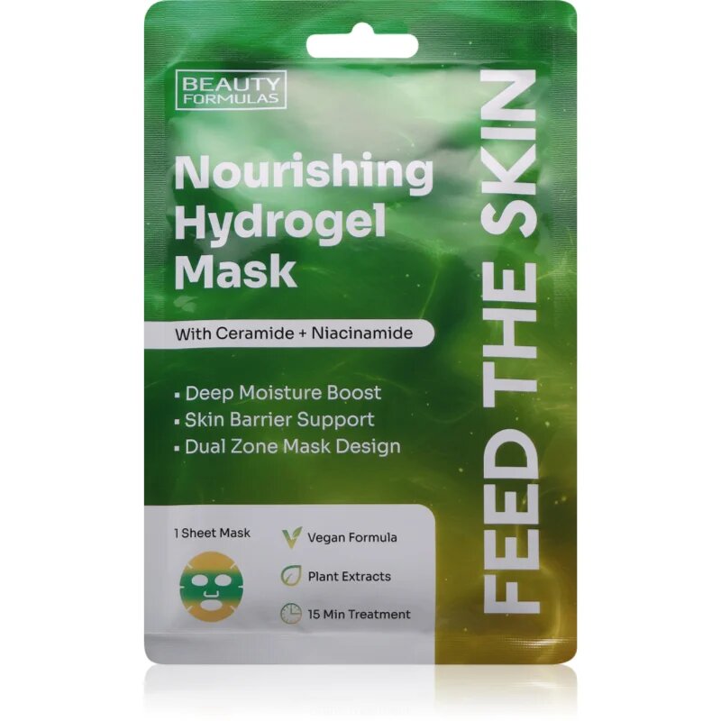 Beauty Formulas Feed The Skin tápláló maszk az arcra 1 db