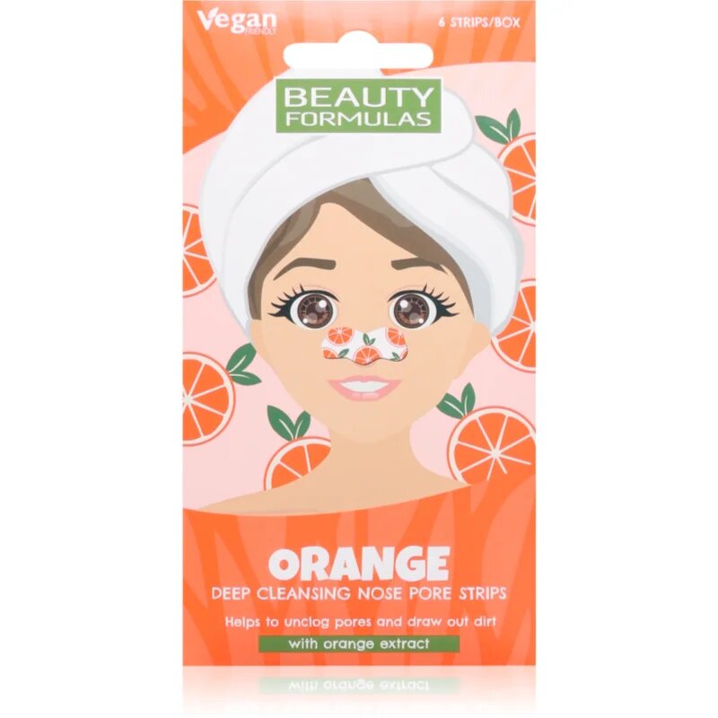 Beauty Formulas Orange pórusösszehúzó ápolás a fekete pontok ellen 6 db