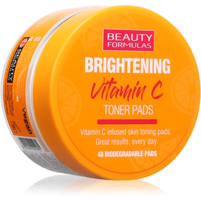 Beauty Formulas Vitamin C tonizáló párnák 40 db