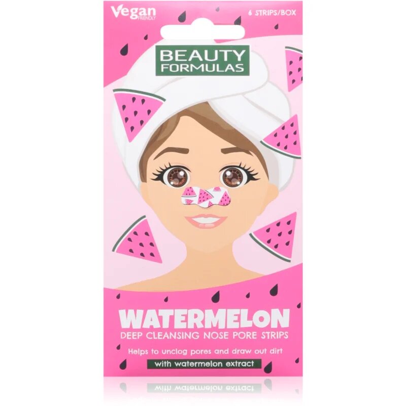 Beauty Formulas Watermelon pórusösszehúzó ápolás a fekete pontok ellen 6 db