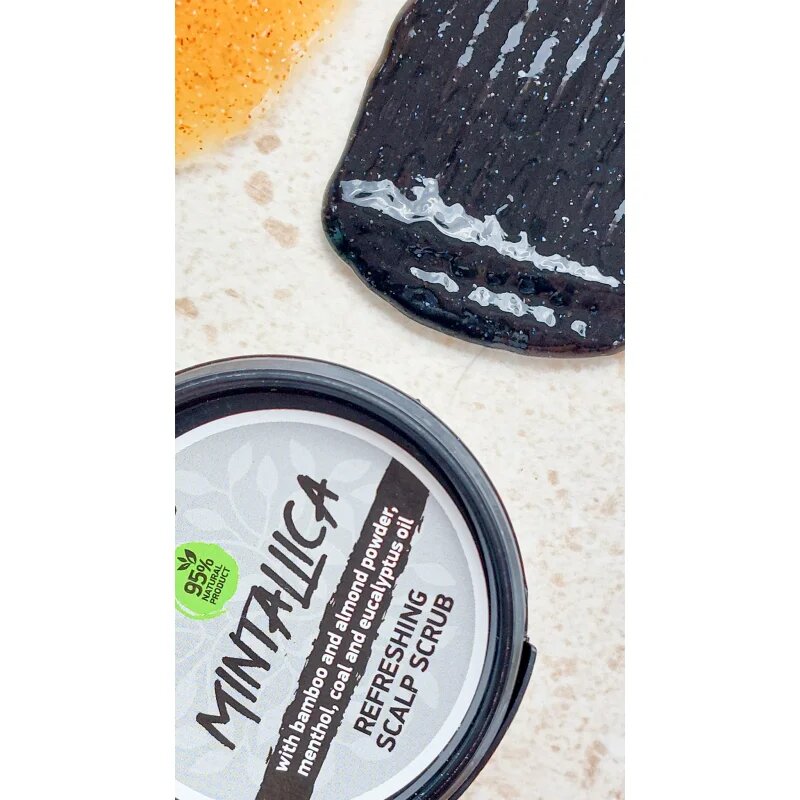 Beauty Jar Mintallica tisztító peeling a hajra és a fejbőrre 100 g