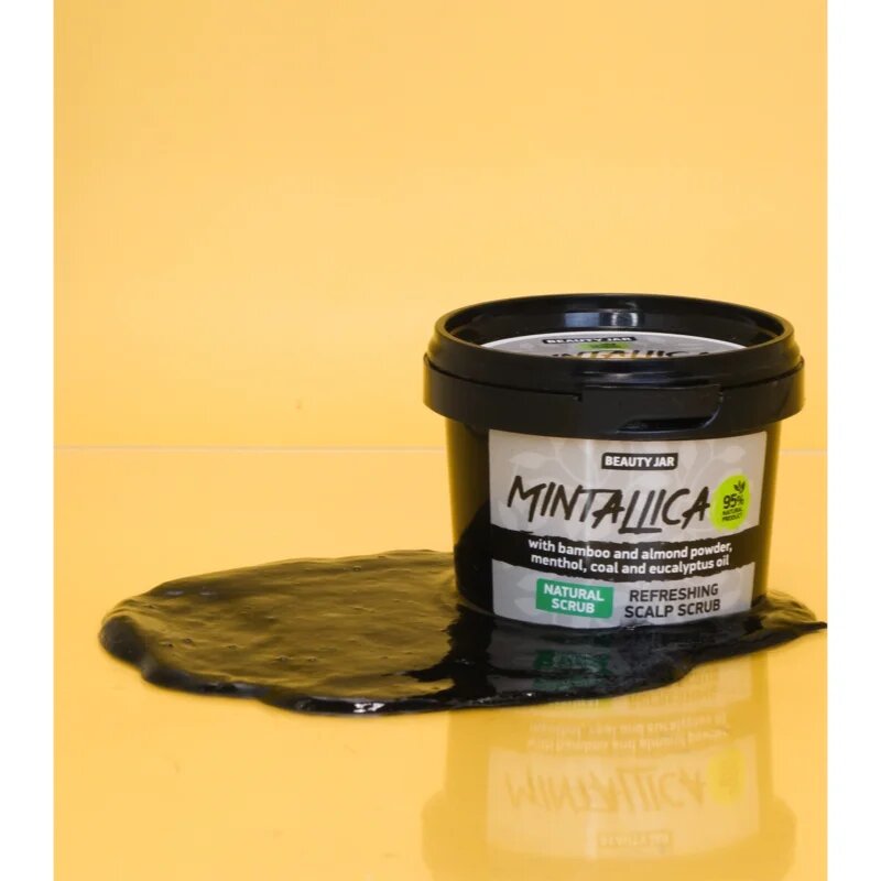 Beauty Jar Mintallica tisztító peeling a hajra és a fejbőrre 100 g