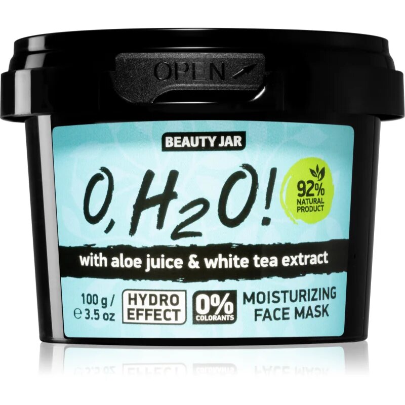Beauty Jar O H2O! hidratáló arcmaszk aloe verával 120 g