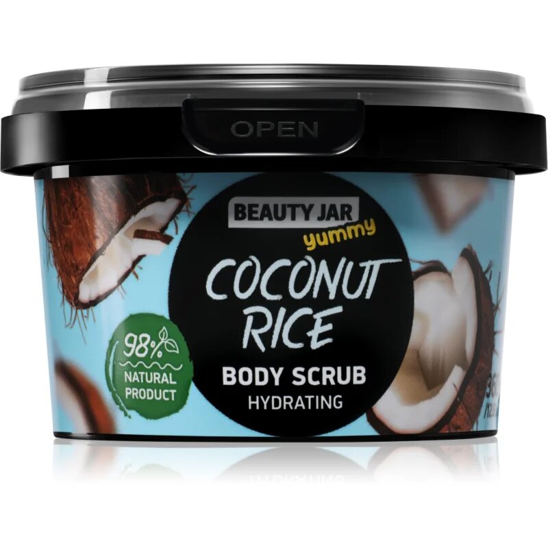 Beauty Jar Yummy Coconut Rice hidratáló peeling 360 g
