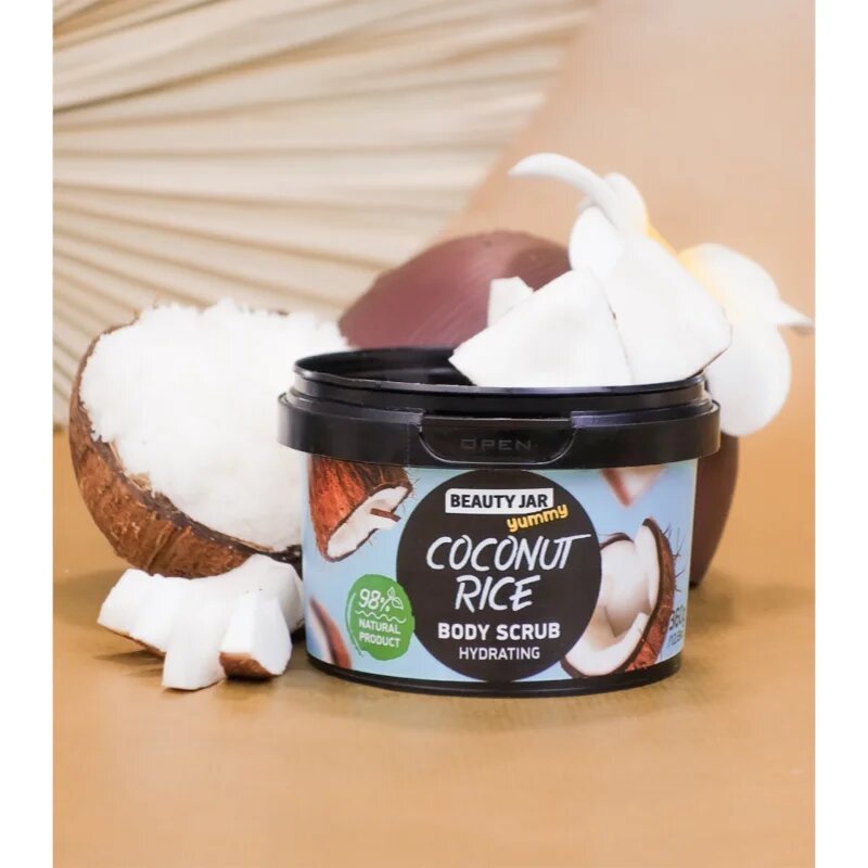 Beauty Jar Yummy Coconut Rice hidratáló peeling 360 g