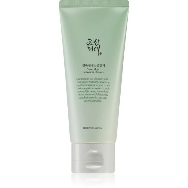 Beauty of Joseon Green Plum Refreshing Cleanser gyengéden tisztító habos krém hidratáló hatással 100 ml