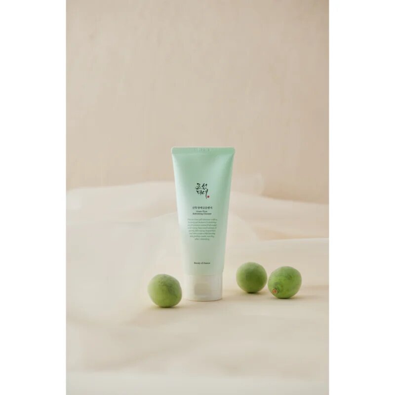Beauty of Joseon Green Plum Refreshing Cleanser gyengéden tisztító habos krém hidratáló hatással 100 ml