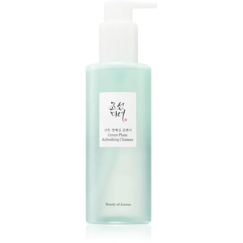 Beauty of Joseon Green Plum Refreshing Cleanser gyengéden tisztító habos krém hidratáló hatással 200 ml
