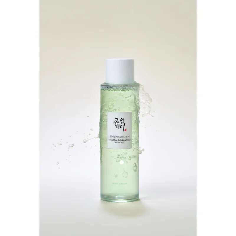 Beauty of Joseon Green Plum Refreshing Toner AHA + BHA gyengéd bőrhámlasztó tonik mindennapi használatra 150 ml