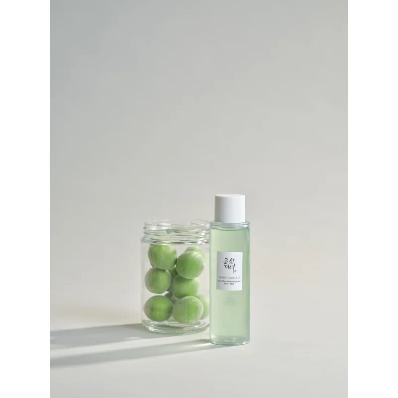 Beauty of Joseon Green Plum Refreshing Toner AHA + BHA gyengéd bőrhámlasztó tonik mindennapi használatra 150 ml