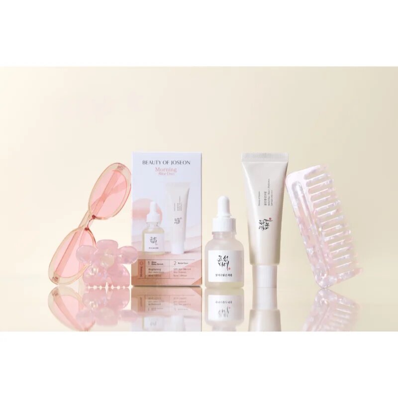 Beauty of Joseon Morning Rice Duo Set szett egységesíti a bőrszín tónusait