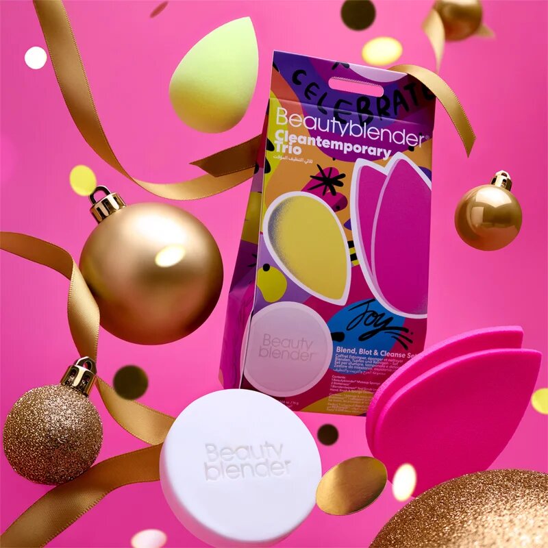 beautyblender® Holiday Cleantemporary Trio Set - Blend Blot & Cleanse ajándékszett