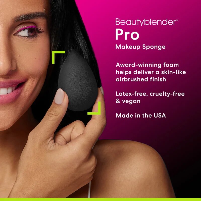 beautyblender® Original sminkszivacs Pro Black 1 db