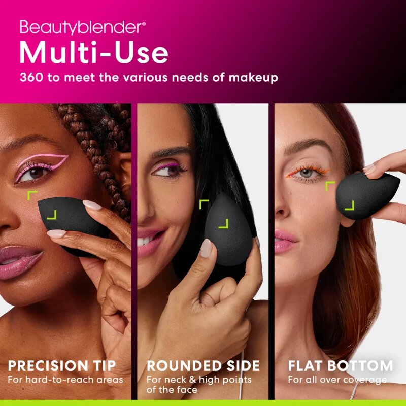 beautyblender® Original sminkszivacs Pro Black 1 db