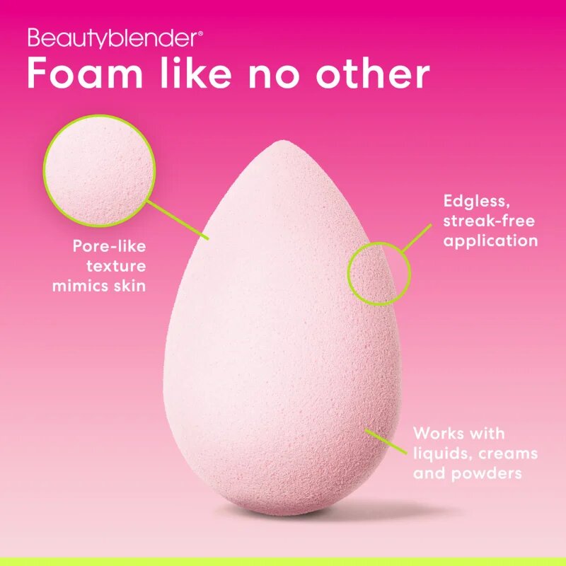 beautyblender® Original sminkszivacs Rose 1 db