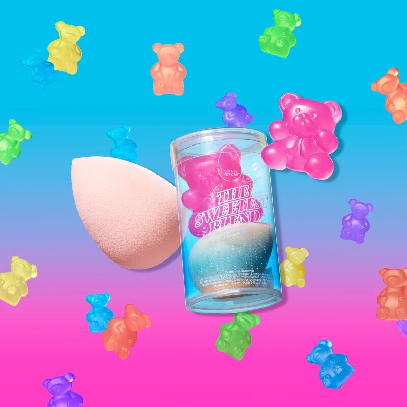 beautyblender® The Sweetest Blend Beary Flawless Cleansing Set szett a tökéletes küllemért