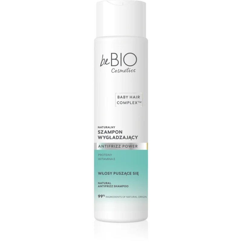 beBIO Baby Hair Complex Antifrizz Power kisimító sampon hajra töredezés ellen 300 ml